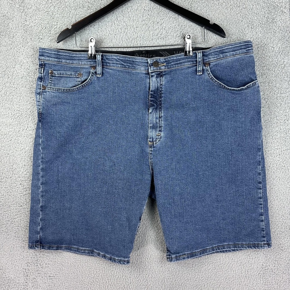 Wrangler Shorts Mens 42 Denim Stretch Classic Casual Jean 10ZM2CSSL Rugby Men